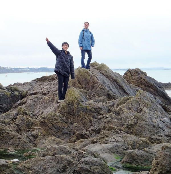 beach trip for rennes france students