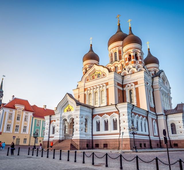 Tallinn cathedral spires