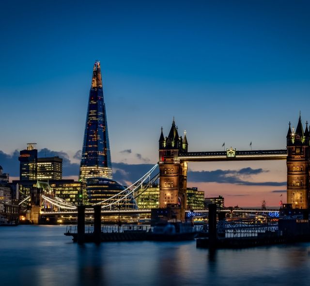 London Tower Bridge at night