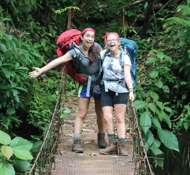 study abroad monteverde backpacking jungle bridge