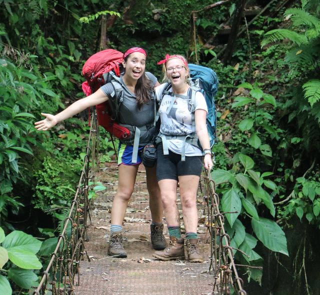 study abroad monteverde backpacking jungle bridge