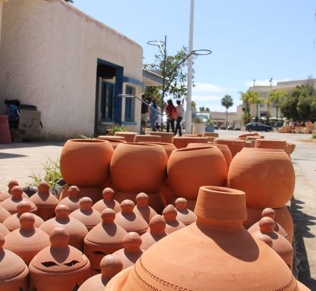 clay pots morocco rabat