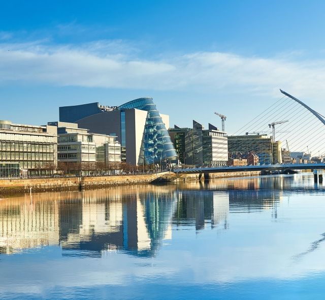 Samuel Beckett Bridge in Dublin