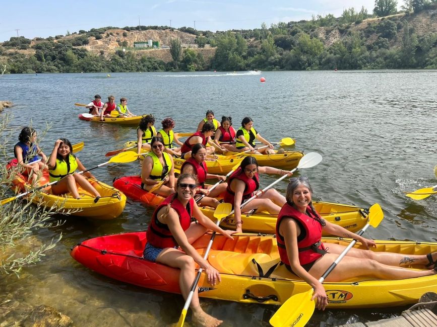 On the kayaks!