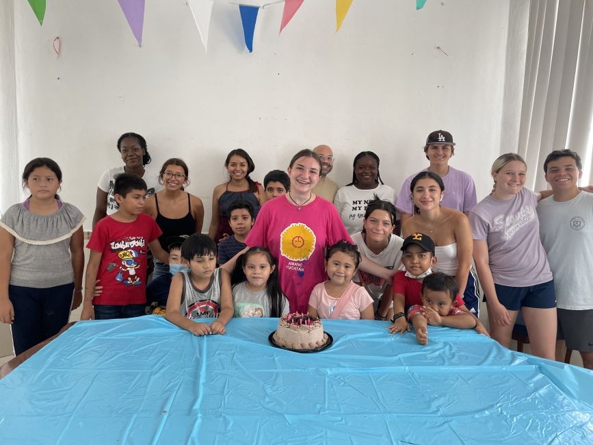 Darcie's birthday celebration at AMANC 