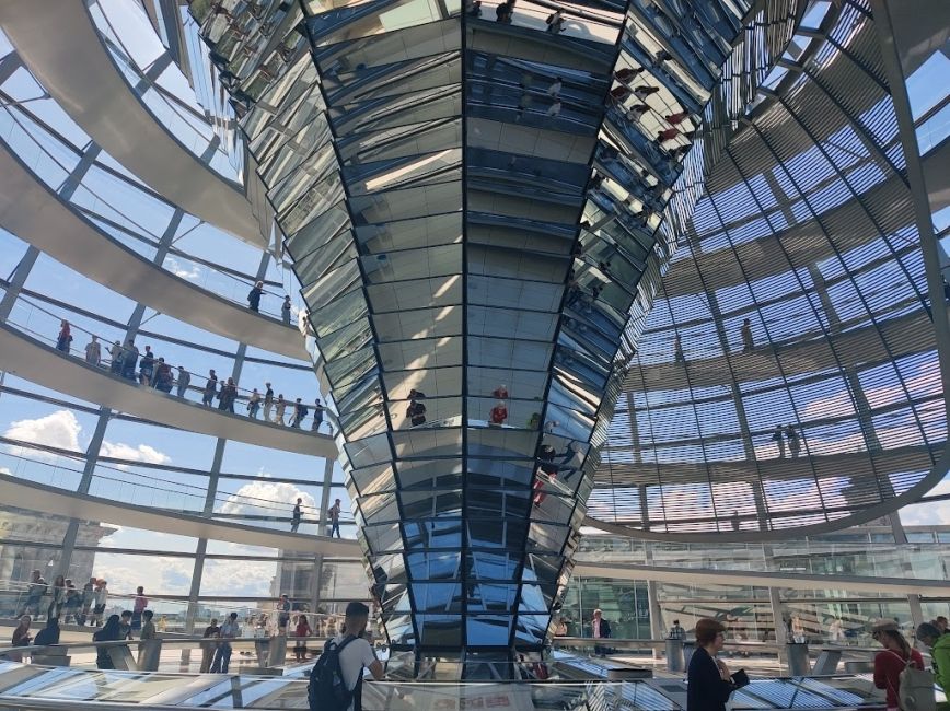 German Parliament Building Dome 