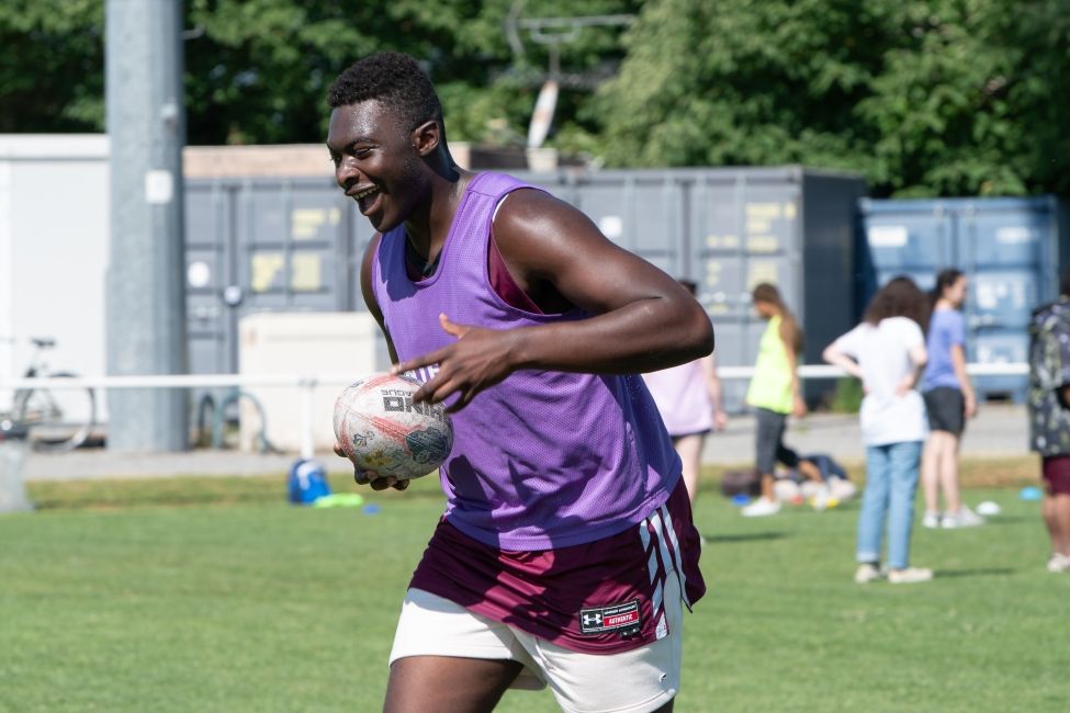 Smiling at Practice