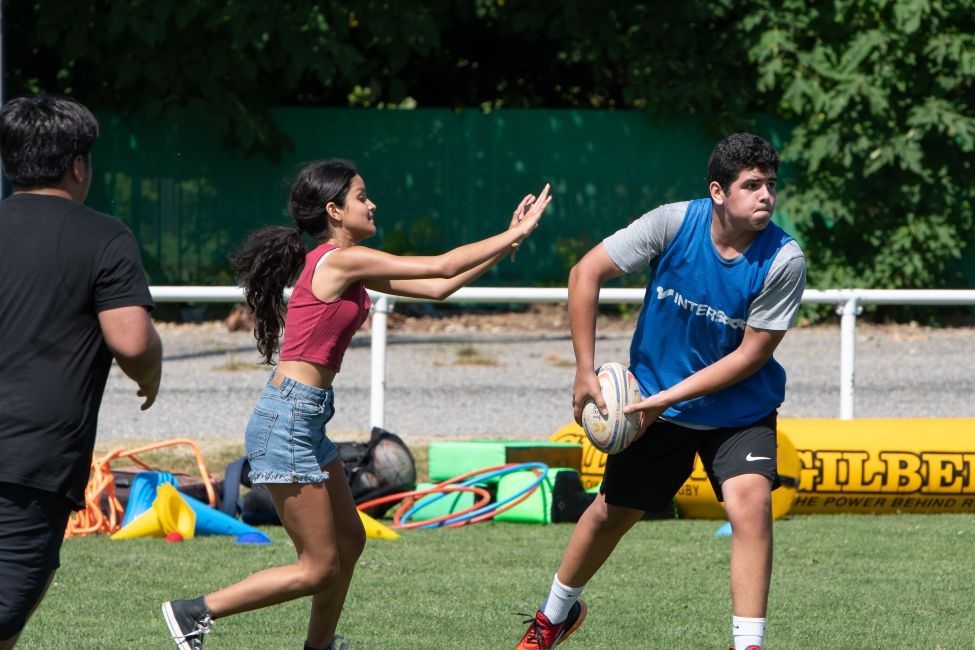 two-hand touch rugby