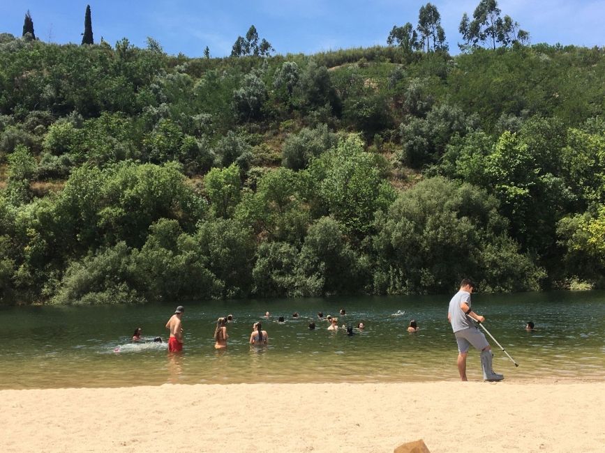 Kayaking in Constância