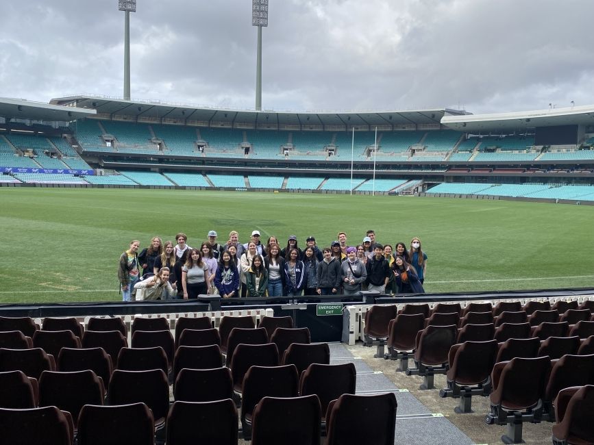 Group picture at Sydney Cricket Grounds