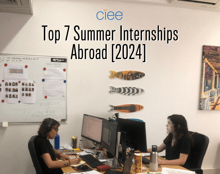 top summer internships abroad 2024