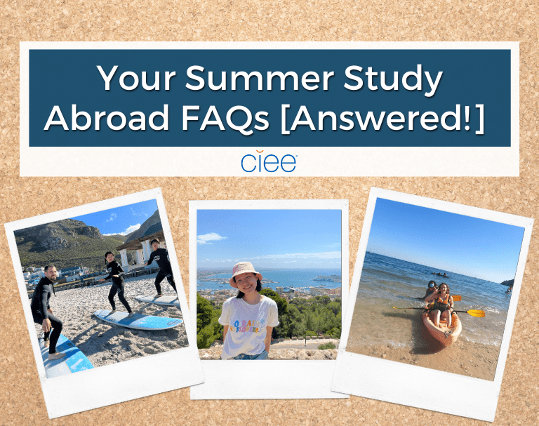 summer study abroad frequently asked questions