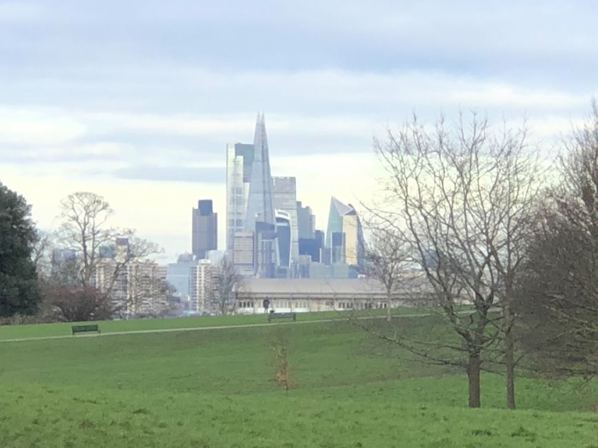 View of London from Brockwell Park