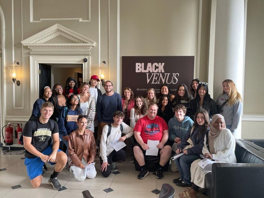 CIEE London co-curricular group visiting BLACK VENUS