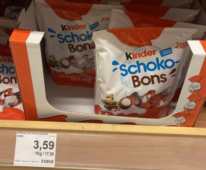 Kinder, "Schoko-bons"