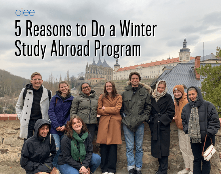 reasons to do a winter study abroad program