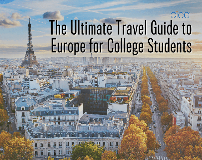 travel guide to europe for college students