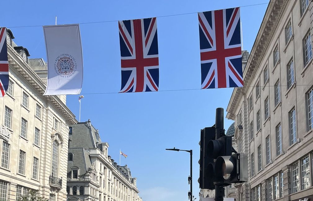 london england street flags