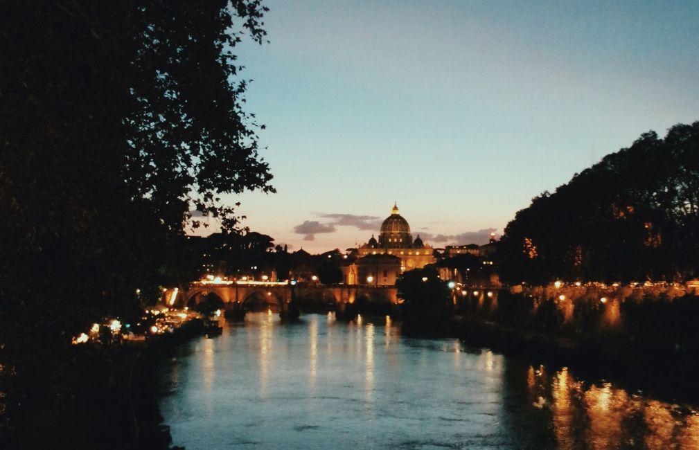 rome skyline sunset