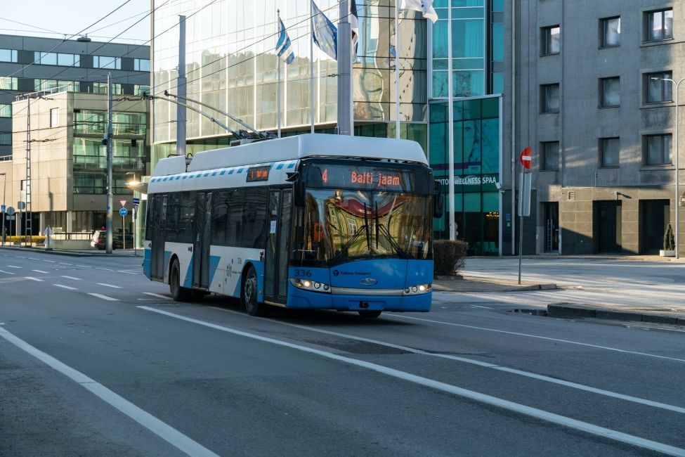 Trolleybus in Tallinn