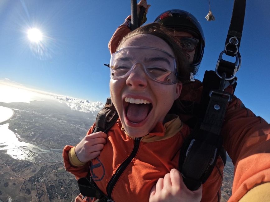 Skydiving in Faro, Portugal!