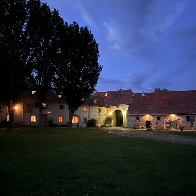 The Kloster during the evening 