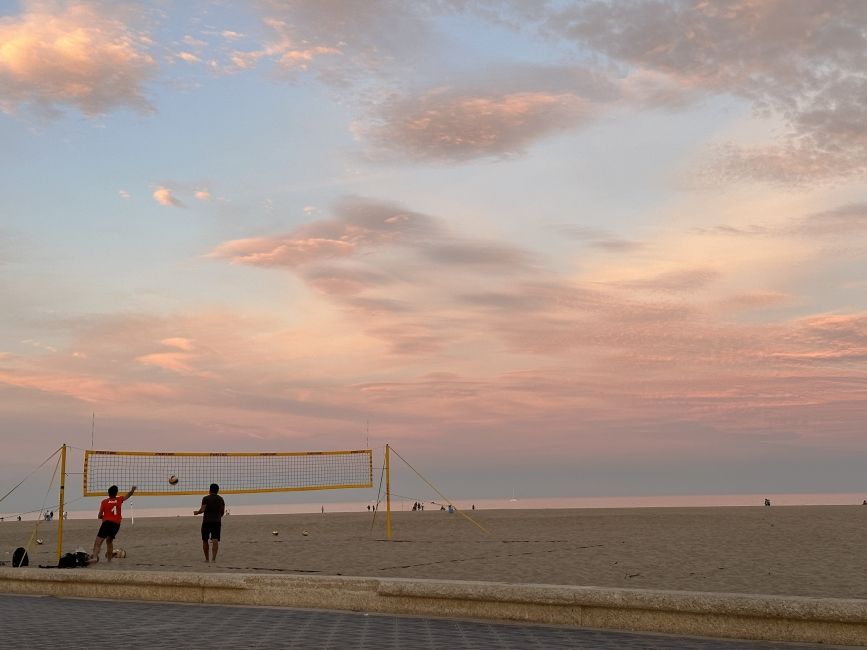 travel abroad beach volleyball