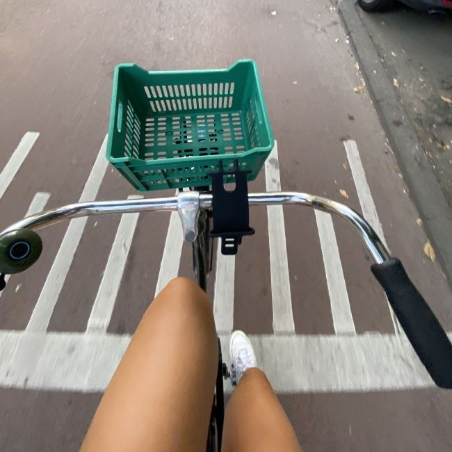 biking amsterdam student street