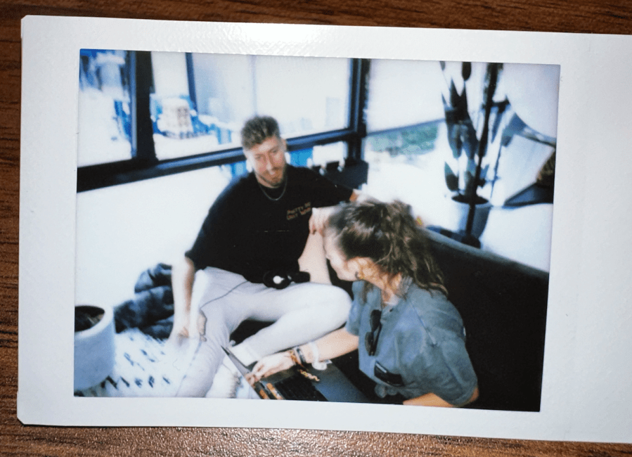 amsterdam dj meeting polaroid