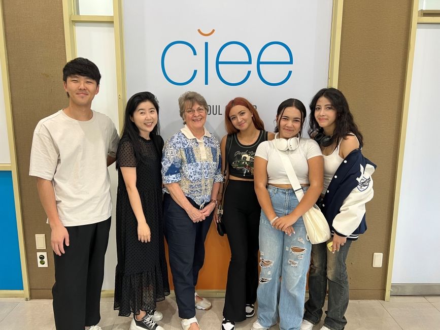 CIEE high school summer abroad students in South Korea