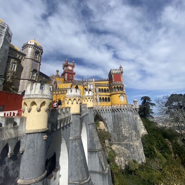abroad castle sky