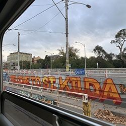 study abroad st kilda welcome sign