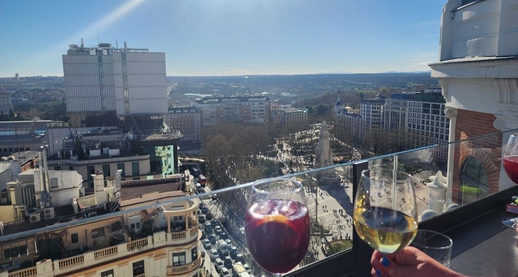 Roof top view at Dear Hotel