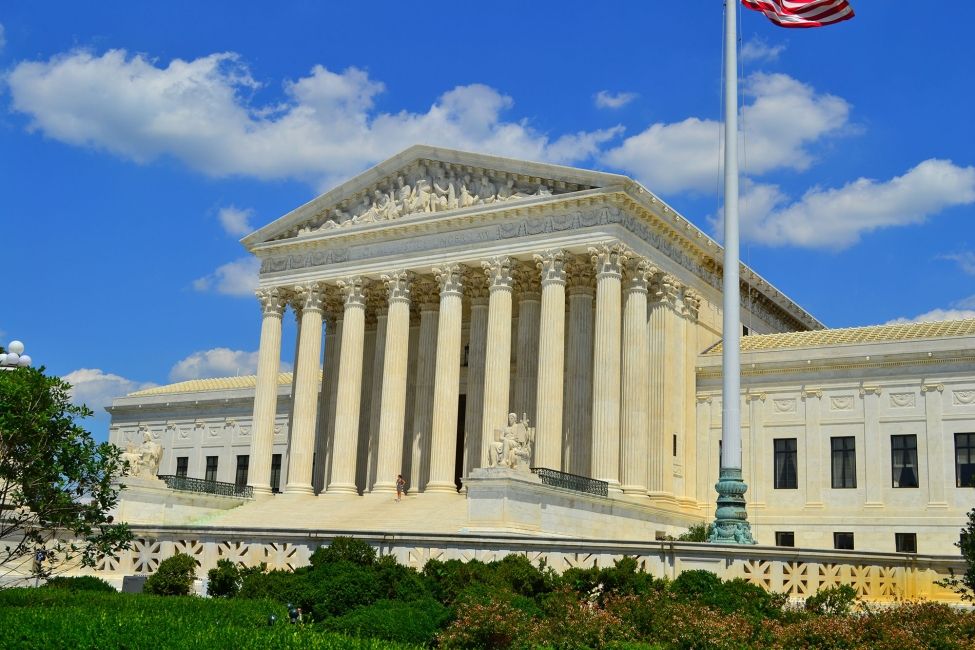 Supreme Court building in Washington D.C.