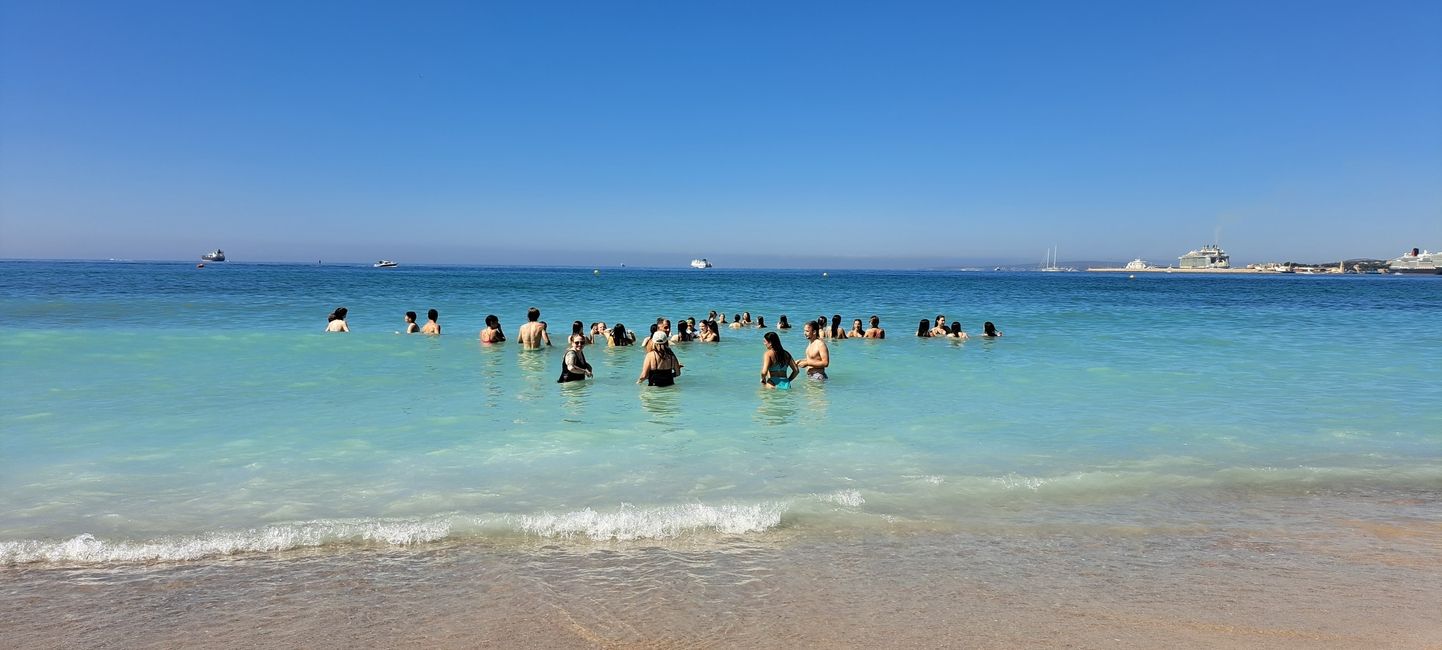 People at beach