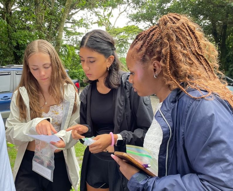 Scavenger hunt on campus 