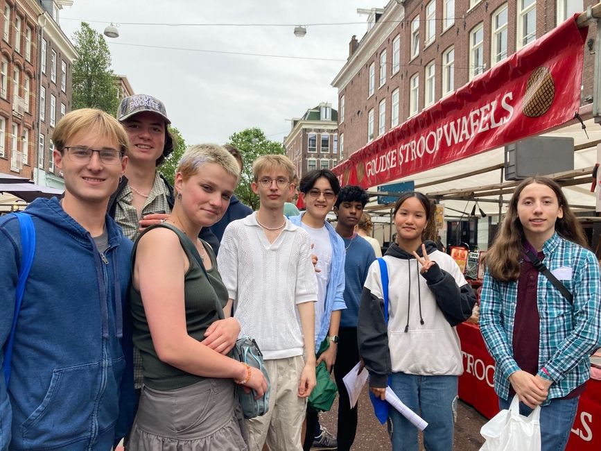 At the market