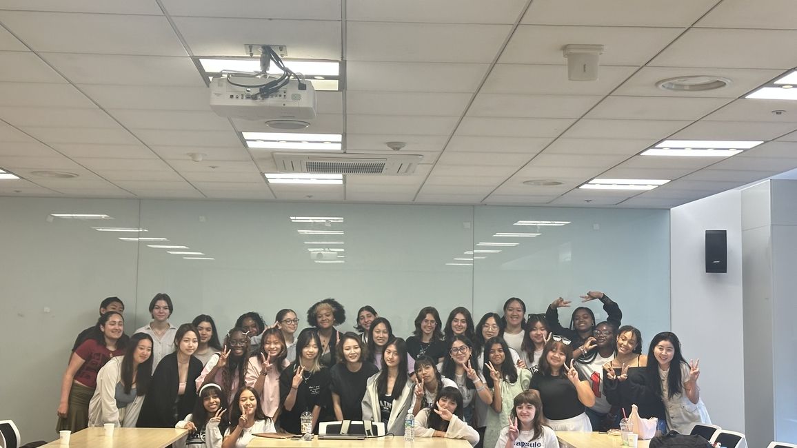 Group photo with Michelle Cho