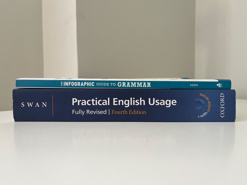Two books about English grammar