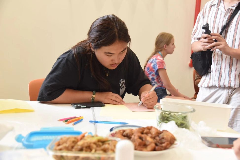 Preparing the menu for Chinese Cuisine Collaboration