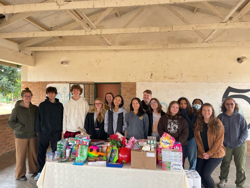 Arrival at SOS Children’s Village with donations
