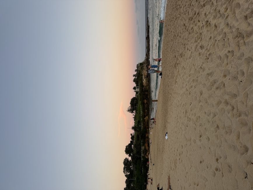 sunset beach abroad sydney australia