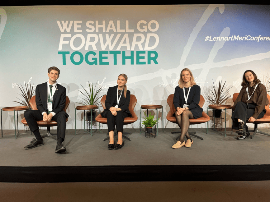 Caleb at the Lennart Meri Conference Volunteering: 16-18 May 2025, Tallinn
