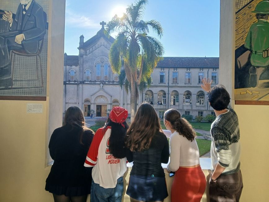 Students exploring La Salle Florida High School