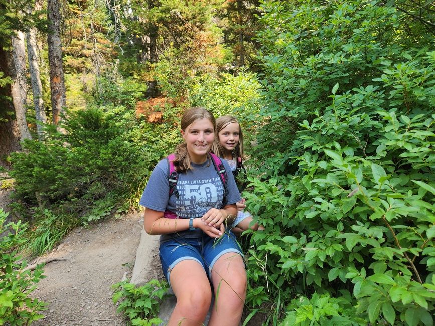 Me with My Sister on a Hike