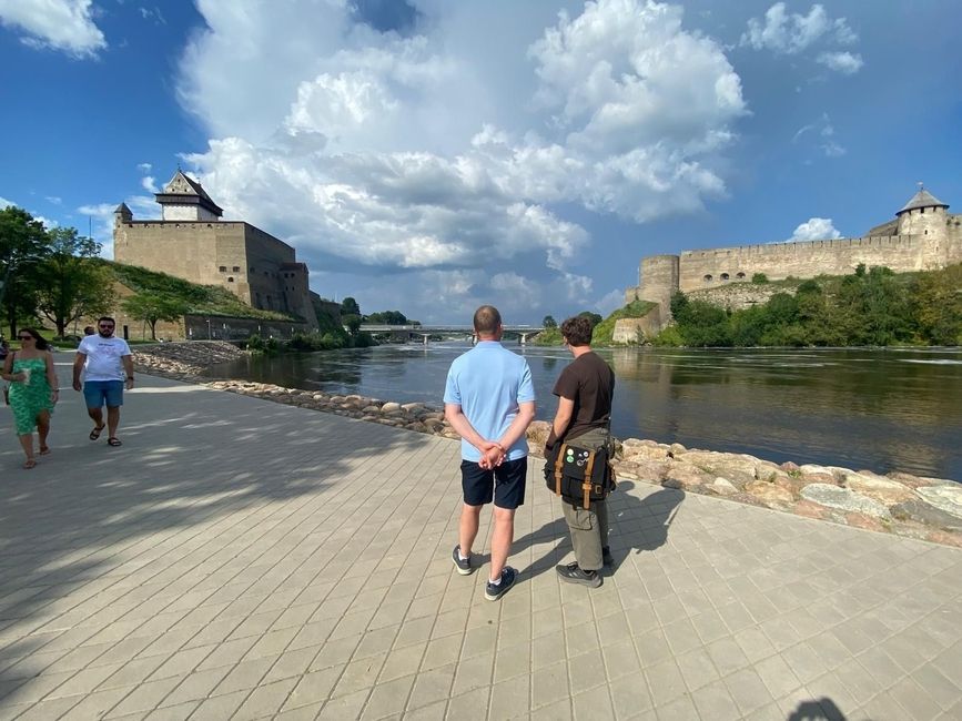 Atlas in Narva with host dad