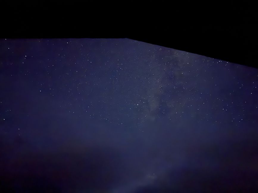 the milky way in the sky (stars in the galaxy)