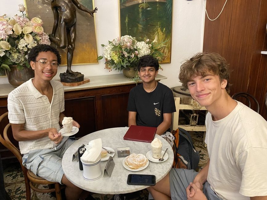 Ordering at local cafes
