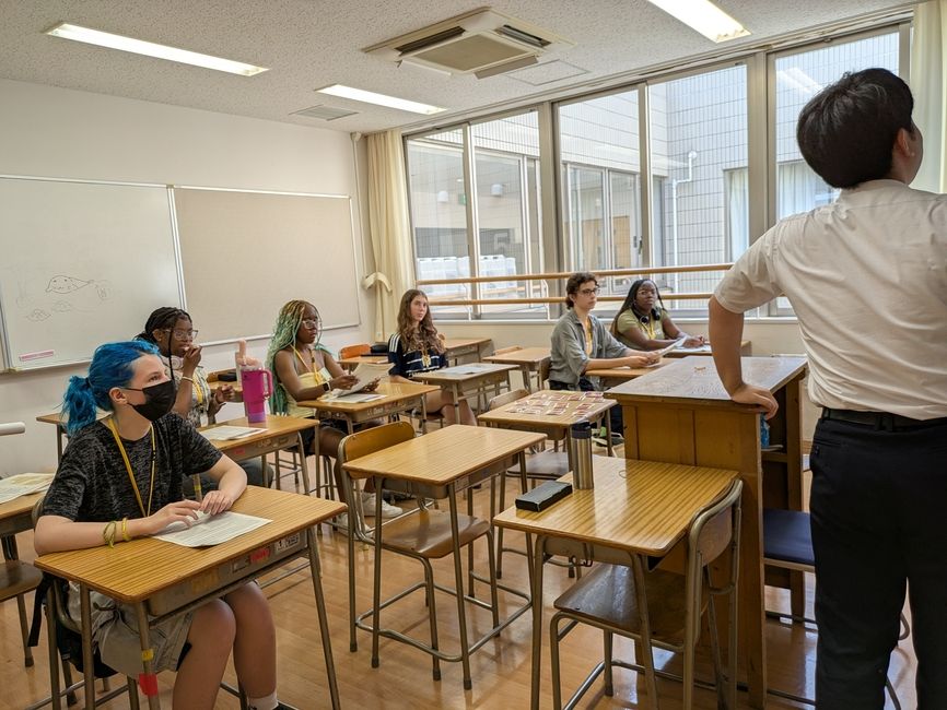 Group presentations at Japanese school #2