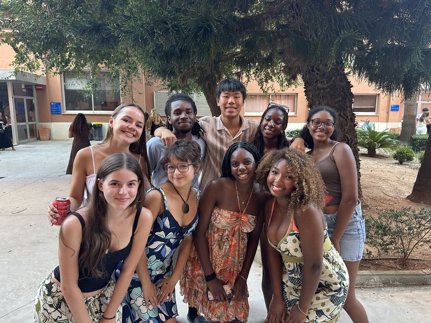 Students during Farewell Dinner 
